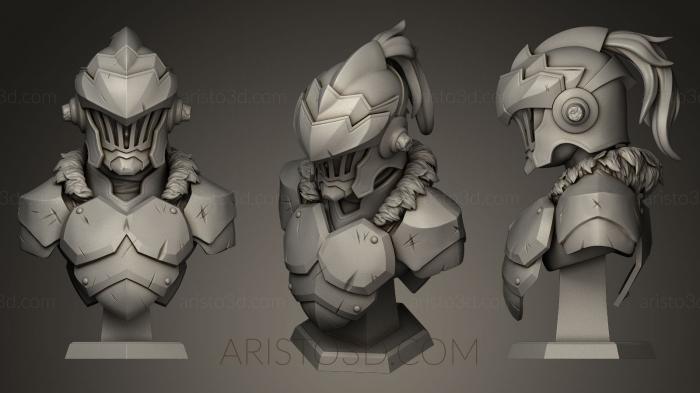 Busts of heroes and monsters (BUSTH_0155) 3D model for CNC machine